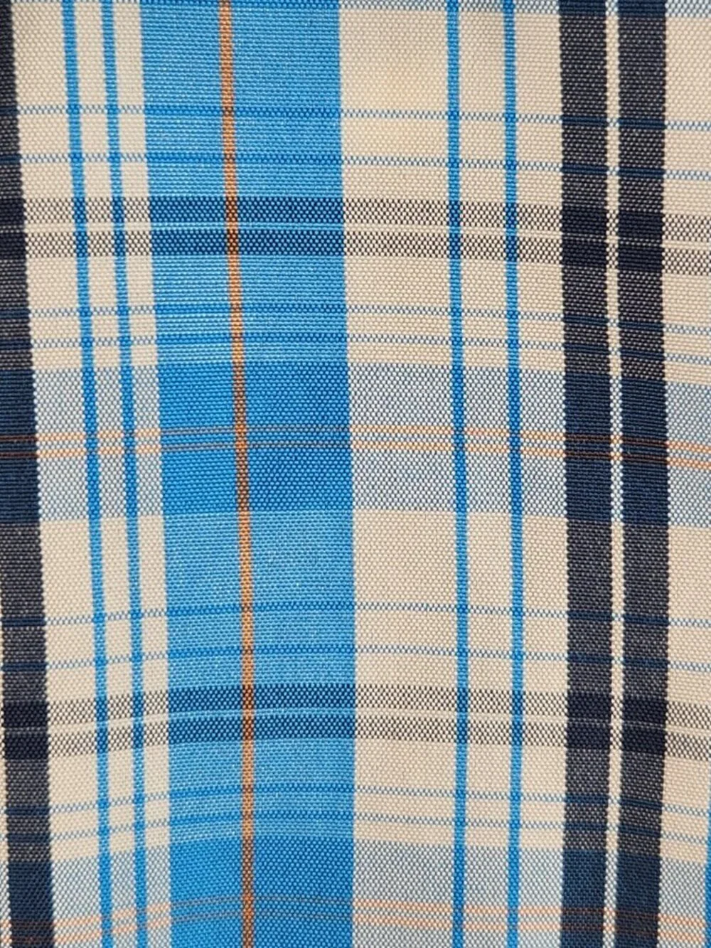 The North Face Short Sleeve Blue Plaid Outdoors Hiking Button Up Shirt Medium